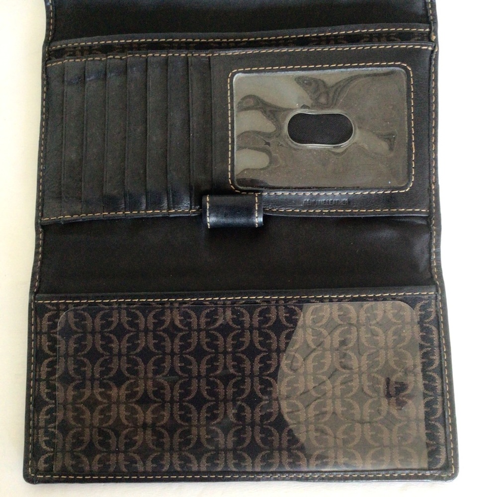 FOSSIL MONOGRAM FLAP WALLET - Picture 7 of 15